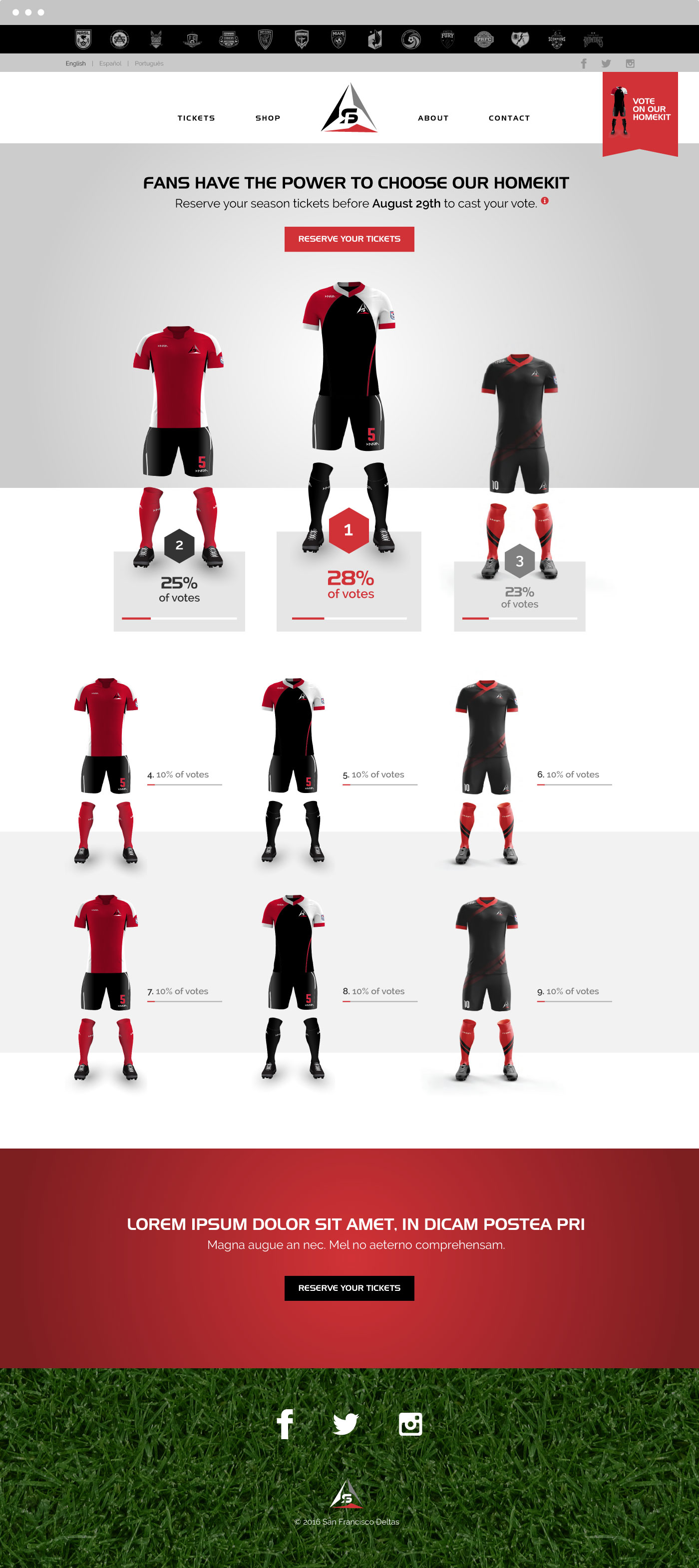 SF Deltas Website Desing Responsive